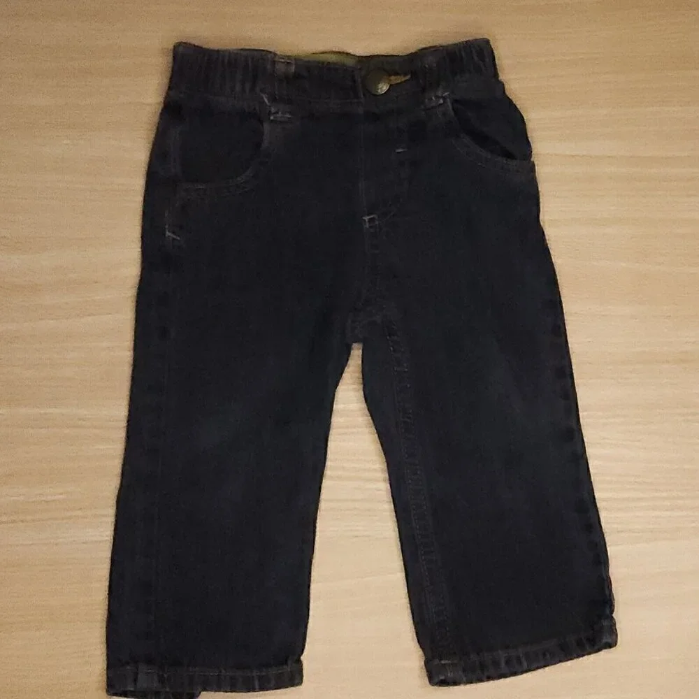 Old Navy Toddler Boys Straight Leg Elastic Waist Jeans 12-18 Months